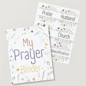 My Prayer Binder Printables - Wildflower Design